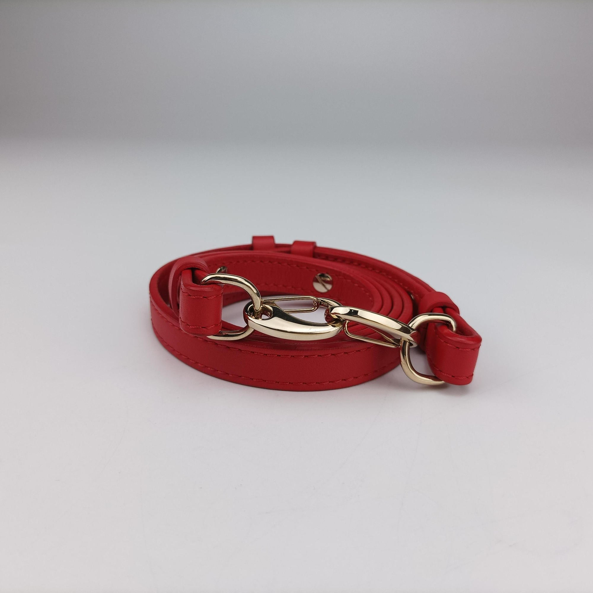 Secondhand VERSACE Palazzo Empire Red Leather  shoulderbag | stylenewstar