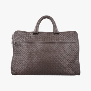 Secondhand Bottega Veneta Intrecciato Brown lambskin  handbag | stylenewstar