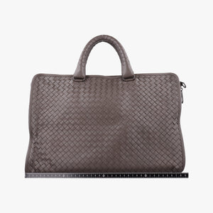 Secondhand Bottega Veneta Intrecciato Brown lambskin  handbag | stylenewstar