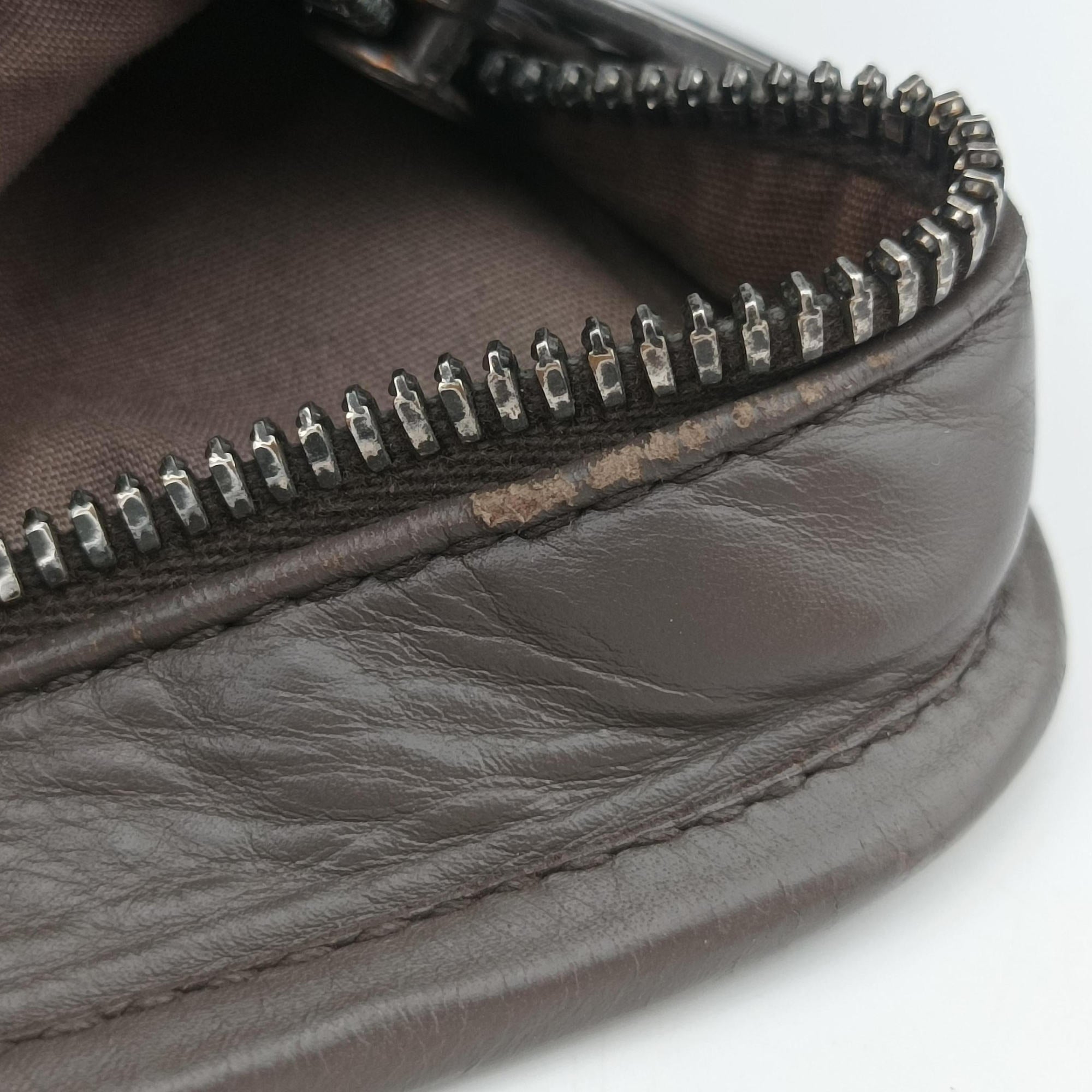 Secondhand Bottega Veneta Intrecciato Brown lambskin  handbag | stylenewstar