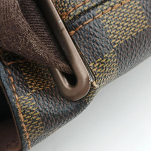 Pre-owned Louis Vuitton BROOKLYN MM EBENE Damier Canvas N51211 crossbodybag | stylenewstar