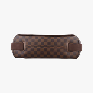 Pre-owned Louis Vuitton BROOKLYN MM EBENE Damier Canvas N51211 crossbodybag | stylenewstar