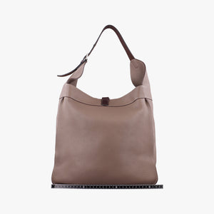 Pre-owned Hermes MarwariGM Etoupe Taurillon Clemence  shoulderbag | stylenewstar