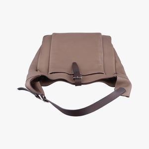 Pre-owned Hermes MarwariGM Etoupe Taurillon Clemence  shoulderbag | stylenewstar