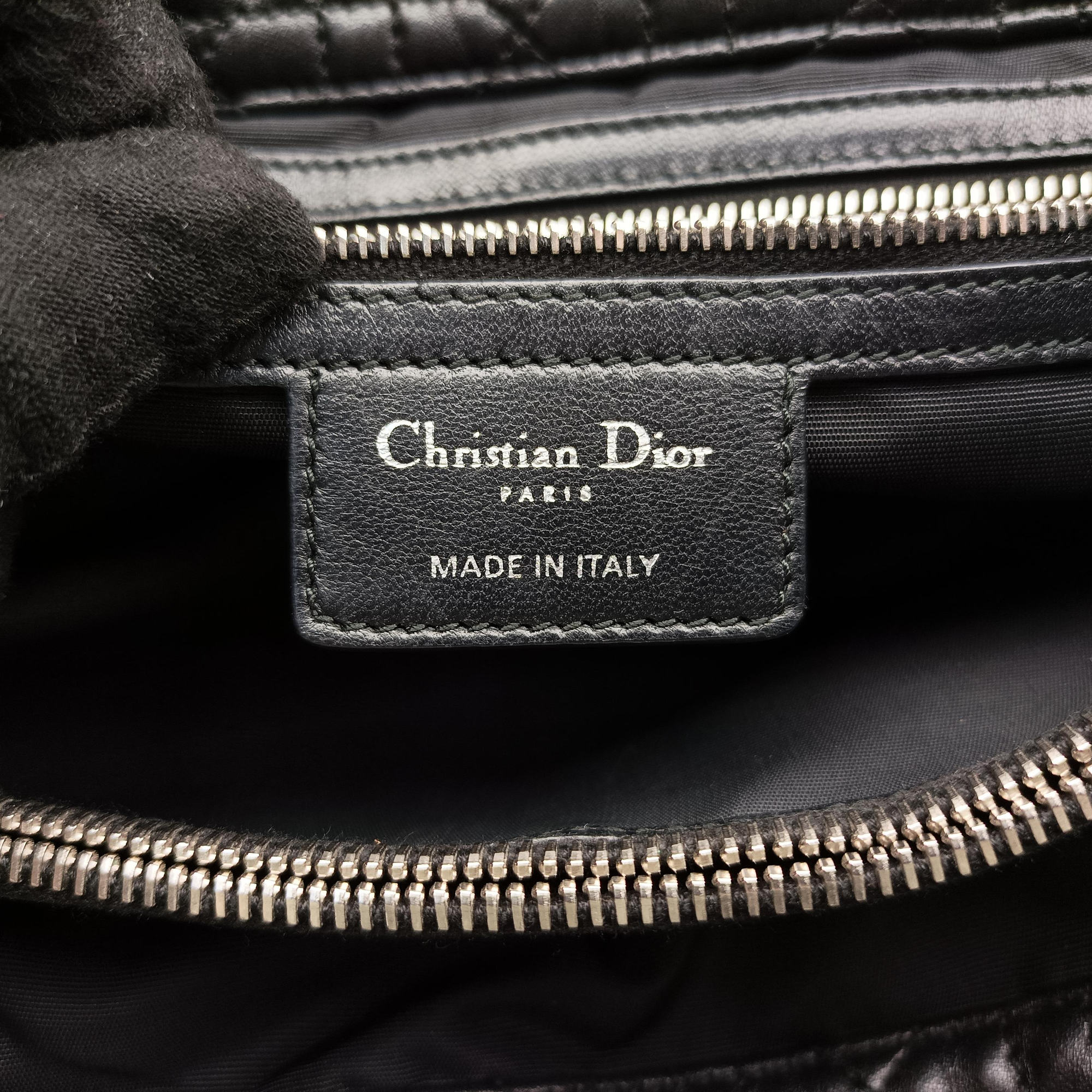 Vintage Christian Dior Cannage Dior Soft Shopping Black lambskin  shoulderbag | stylenewstar