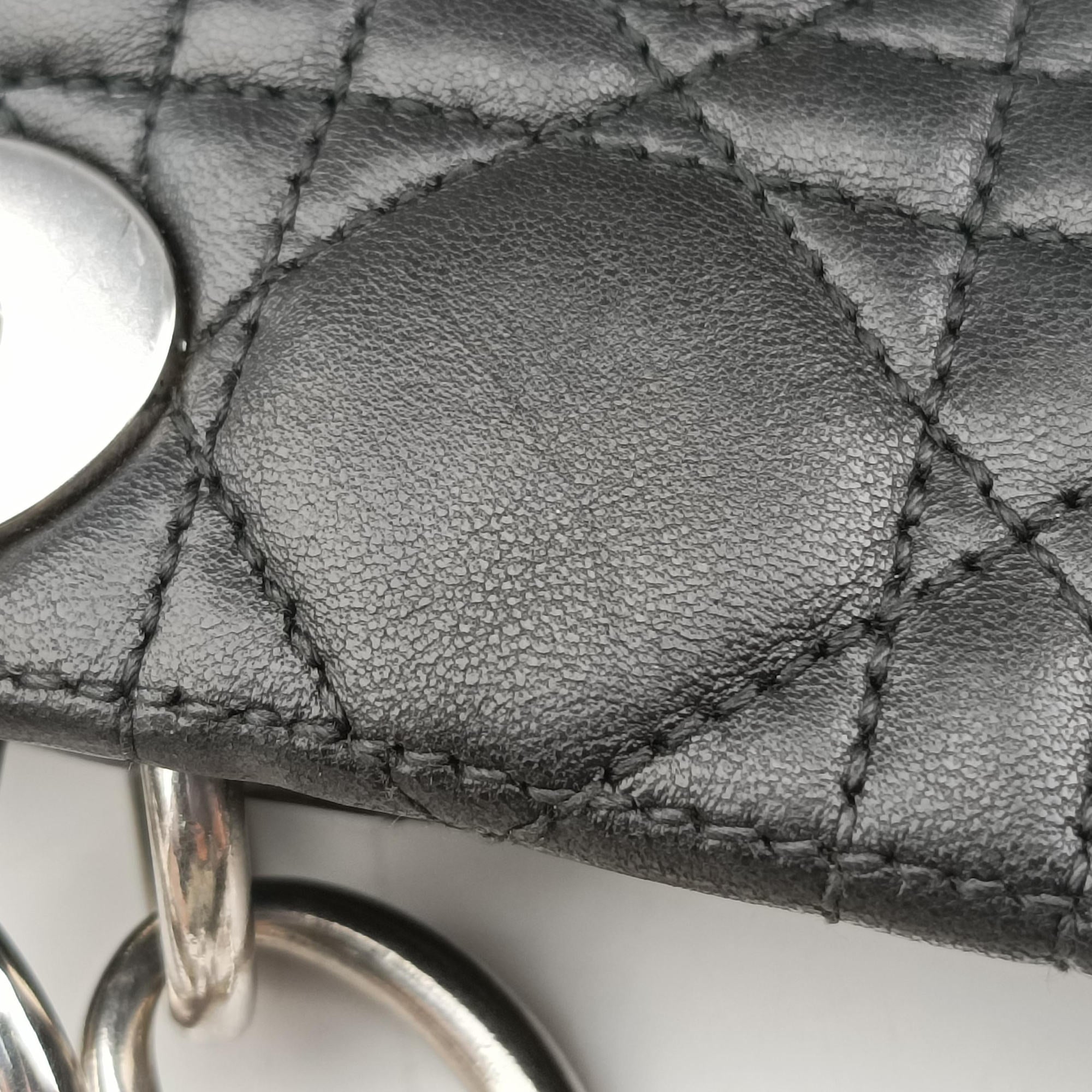 Vintage Christian Dior Cannage Dior Soft Shopping Black lambskin  shoulderbag | stylenewstar