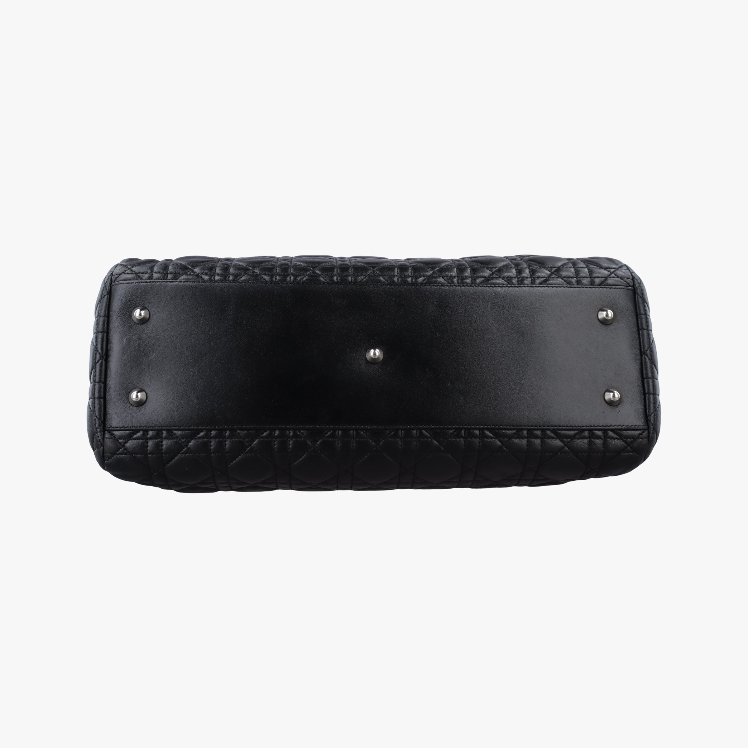 Vintage Christian Dior Cannage Dior Soft Shopping Black lambskin  shoulderbag | stylenewstar