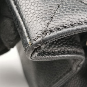 Pre-owned Chanel Matelasse Cocomark GST Black caviar skin A20995 shoulderbag | stylenewstar