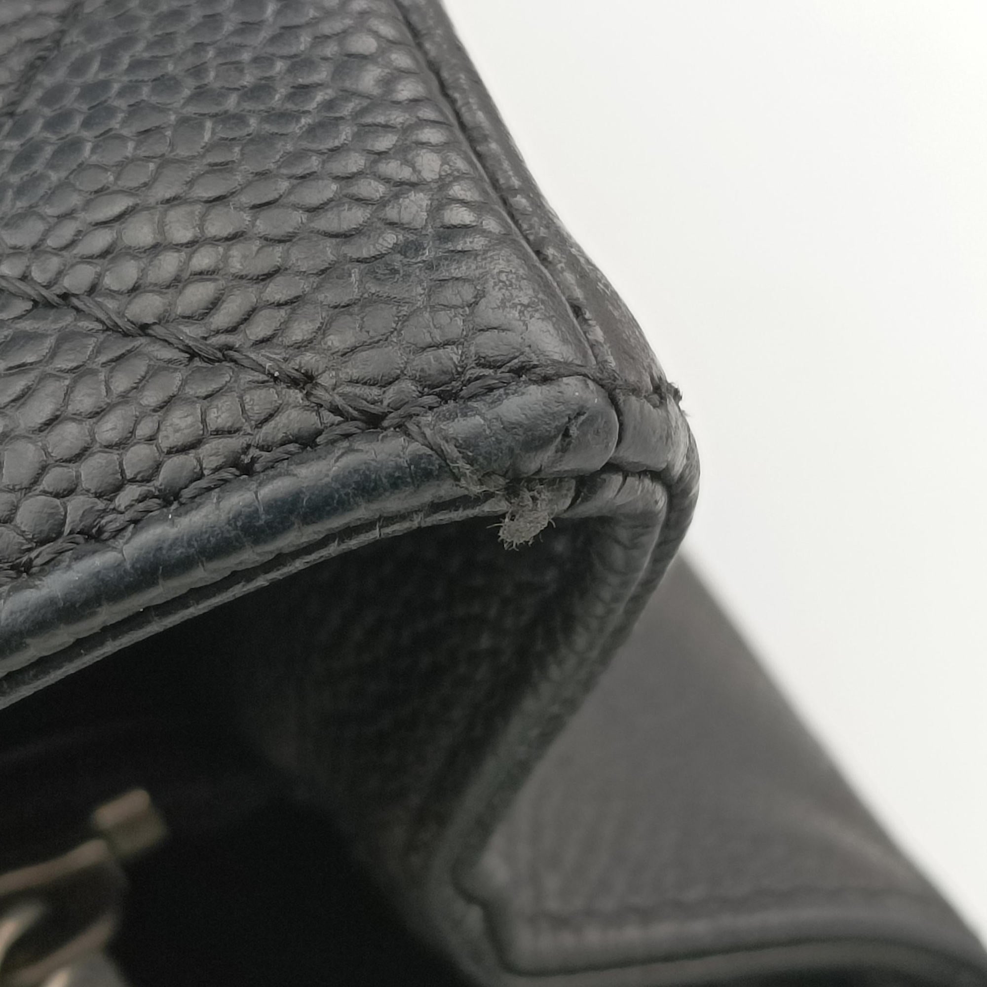 Pre-owned Chanel Matelasse Cocomark GST Black caviar skin A20995 shoulderbag | stylenewstar