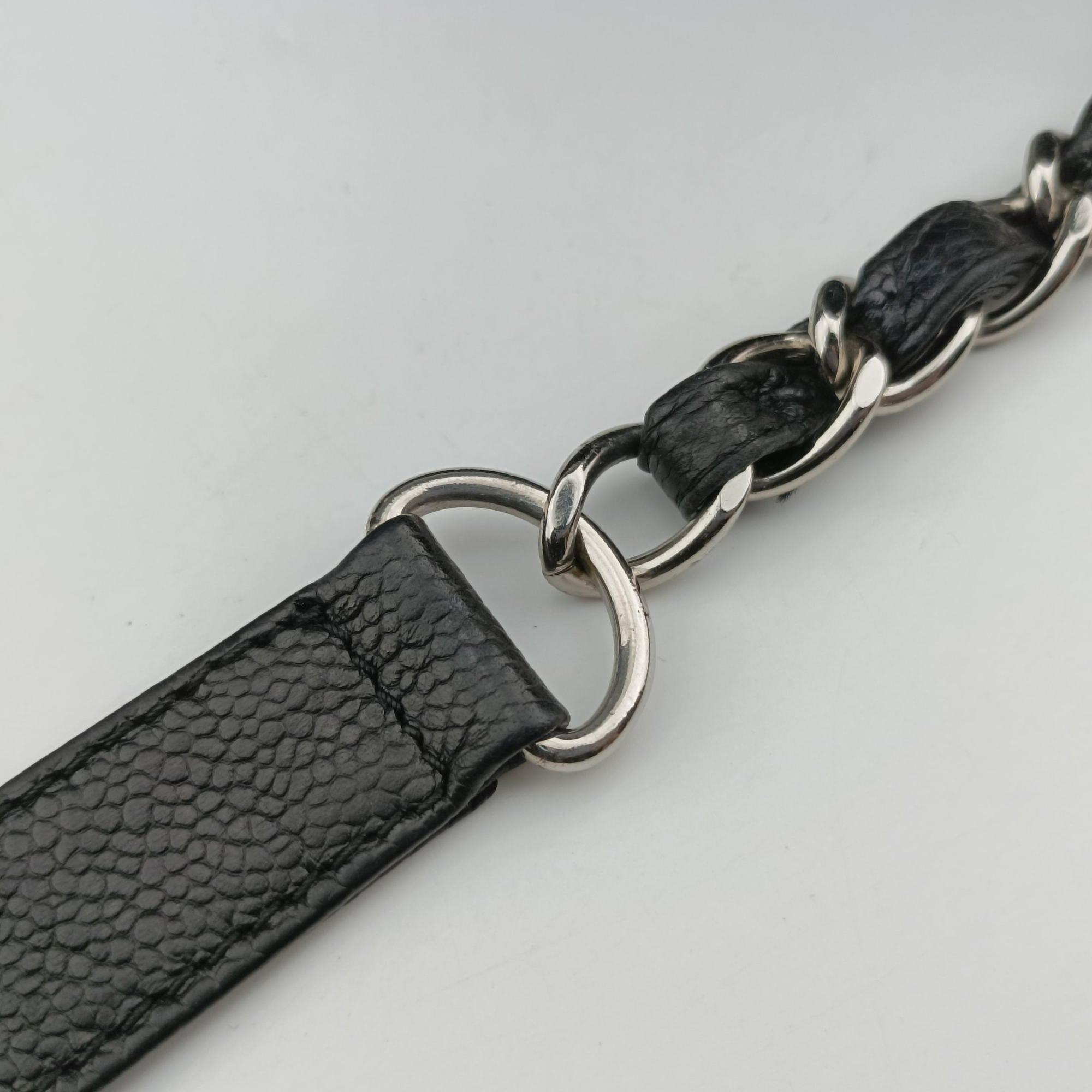 Pre-owned Chanel Matelasse Cocomark GST Black caviar skin A20995 shoulderbag | stylenewstar
