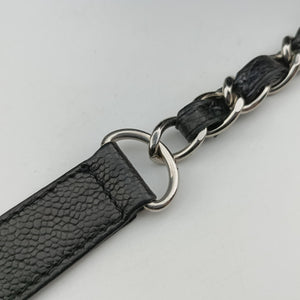 Pre-owned Chanel Matelasse Cocomark GST Black caviar skin A20995 shoulderbag | stylenewstar