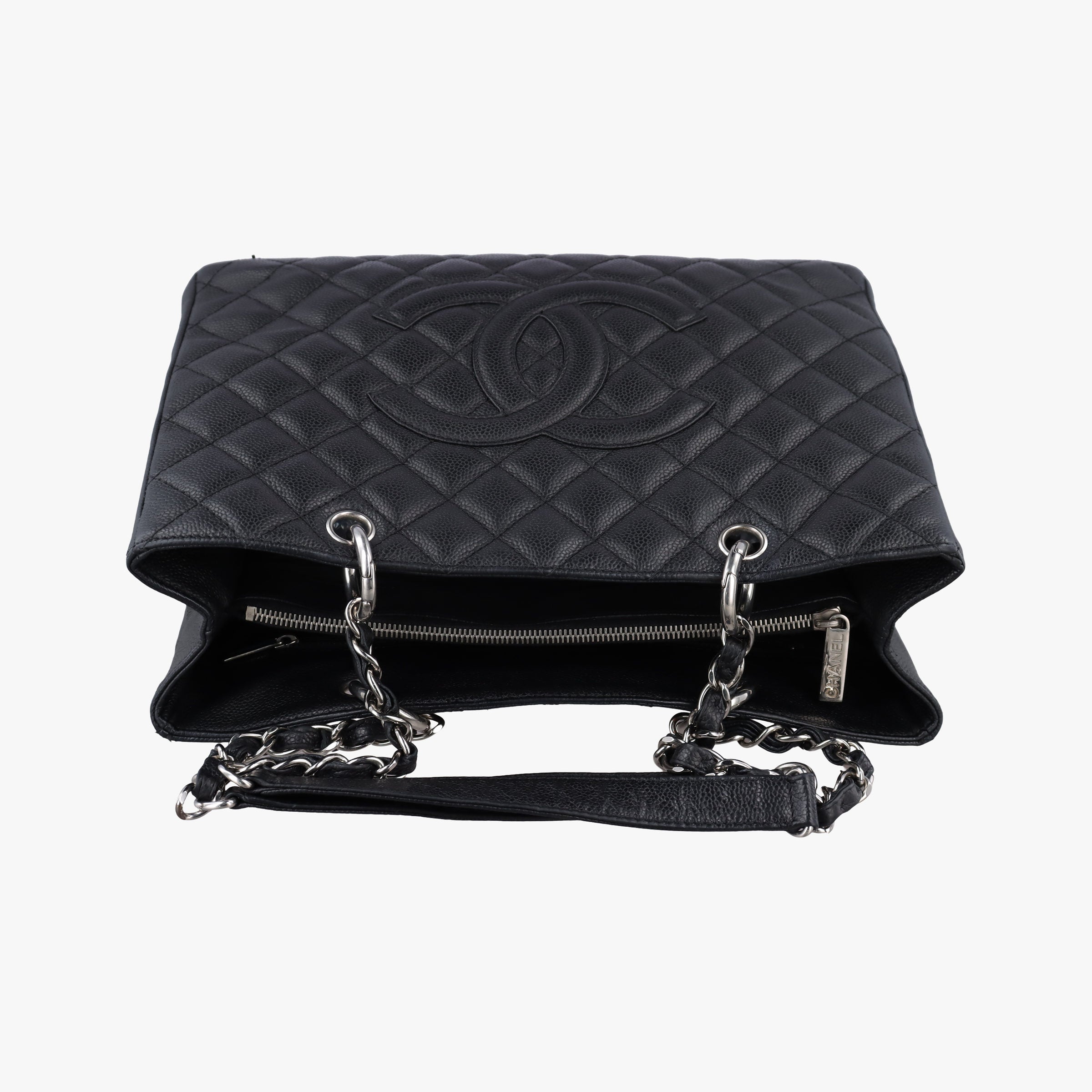 Pre-owned Chanel Matelasse Cocomark GST Black caviar skin A20995 shoulderbag | stylenewstar