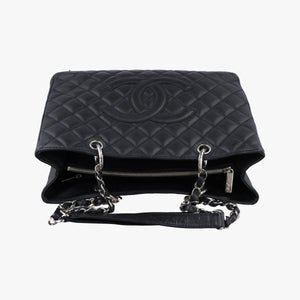 Pre-owned Chanel Matelasse Cocomark GST Black caviar skin A20995 shoulderbag | stylenewstar