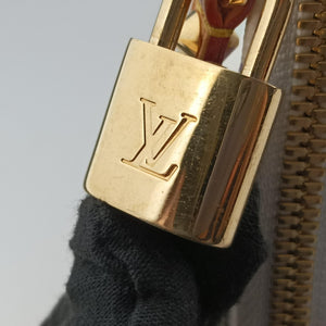 Pre-owned Louis Vuitton Alma GM white Monogram Multicolor M40441 handbag | stylenewstar