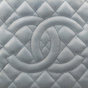 Pre-owned Chanel Matelasse Cocomark GST Blue caviar skin A50995 shoulderbag | stylenewstar