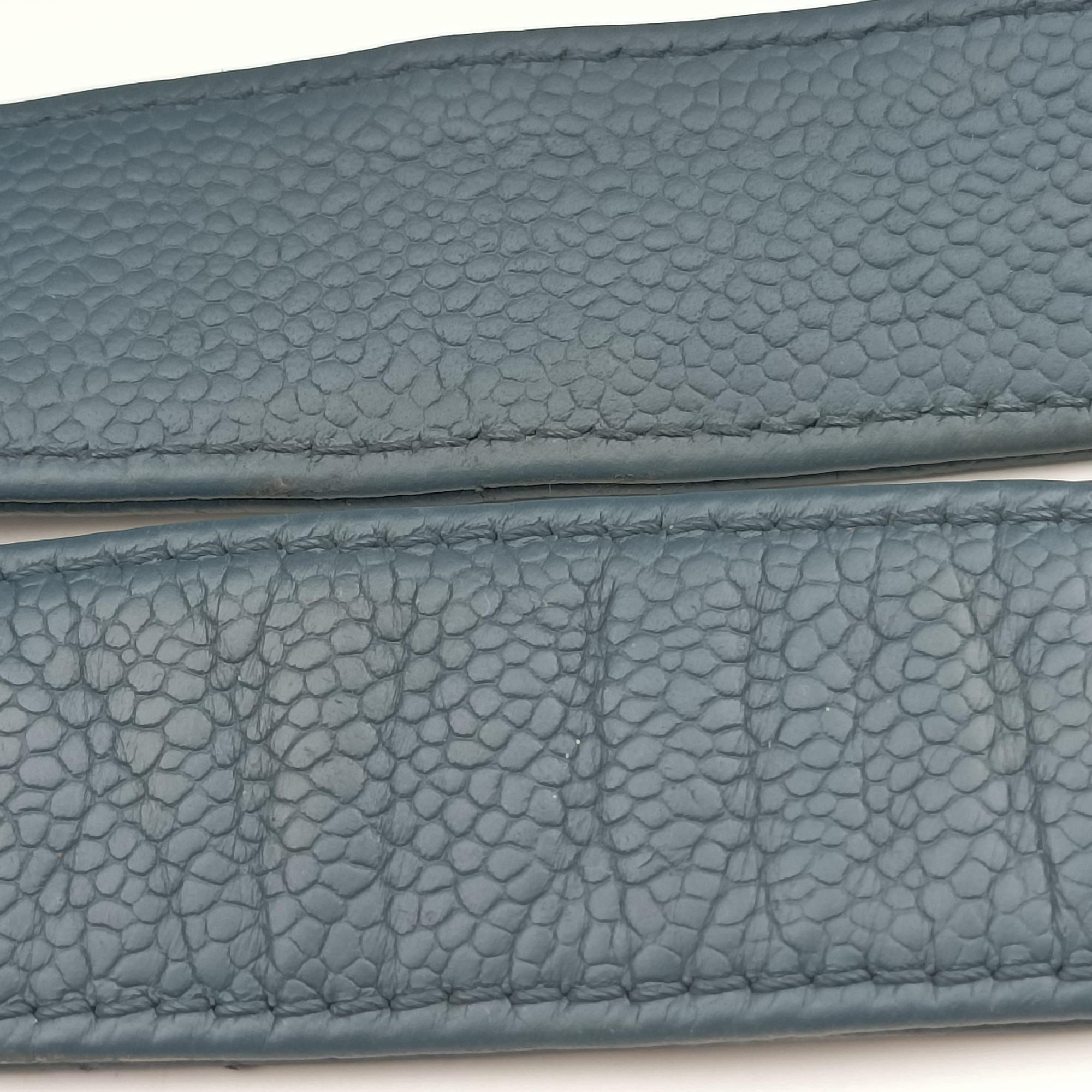Pre-owned Chanel Matelasse Cocomark GST Blue caviar skin A50995 shoulderbag | stylenewstar