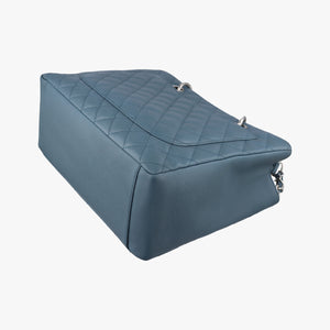 Pre-owned Chanel Matelasse Cocomark GST Blue caviar skin A50995 shoulderbag | stylenewstar