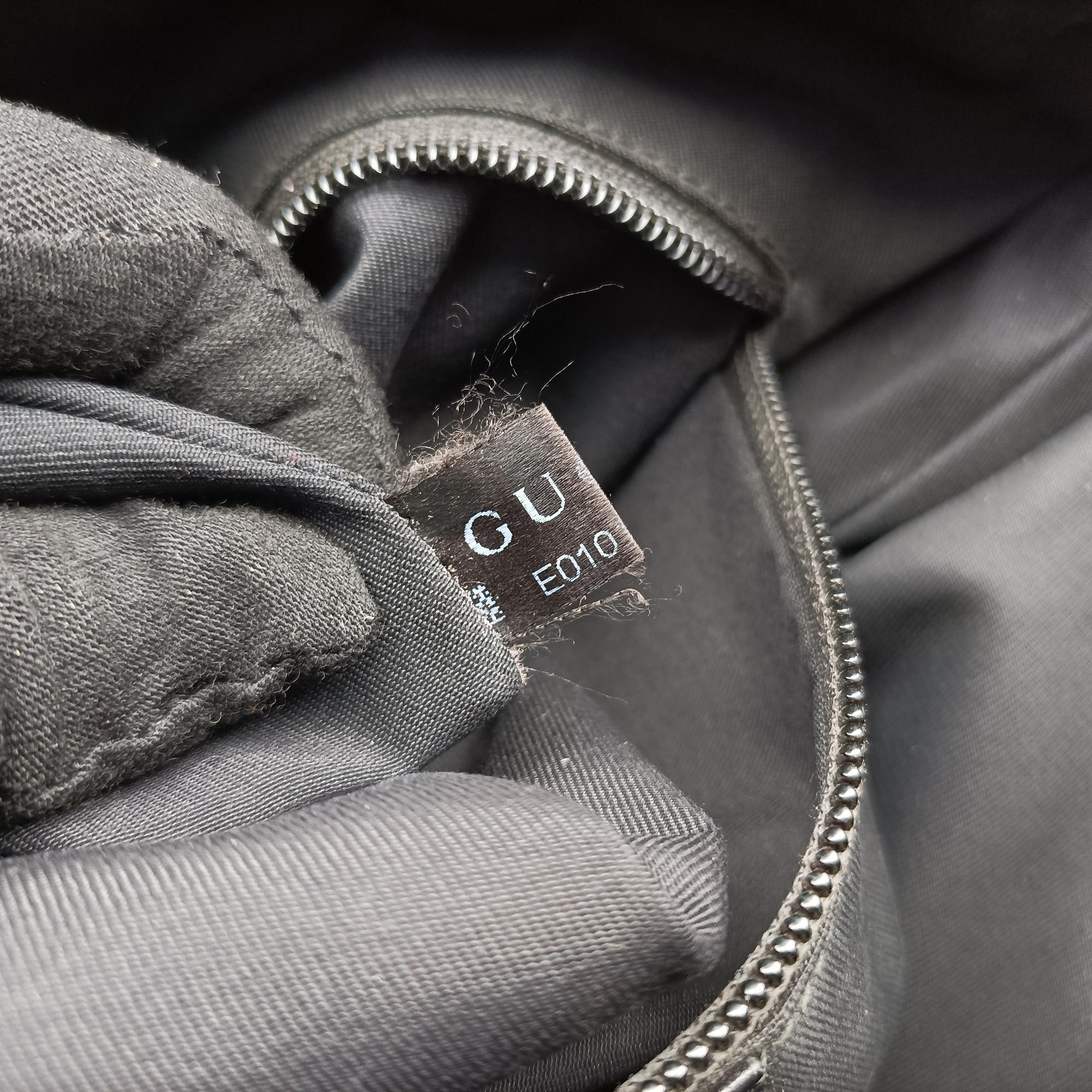 Pre-owned Gucci Flora Black Leather×Canvas 145857 shoulderbag | stylenewstar