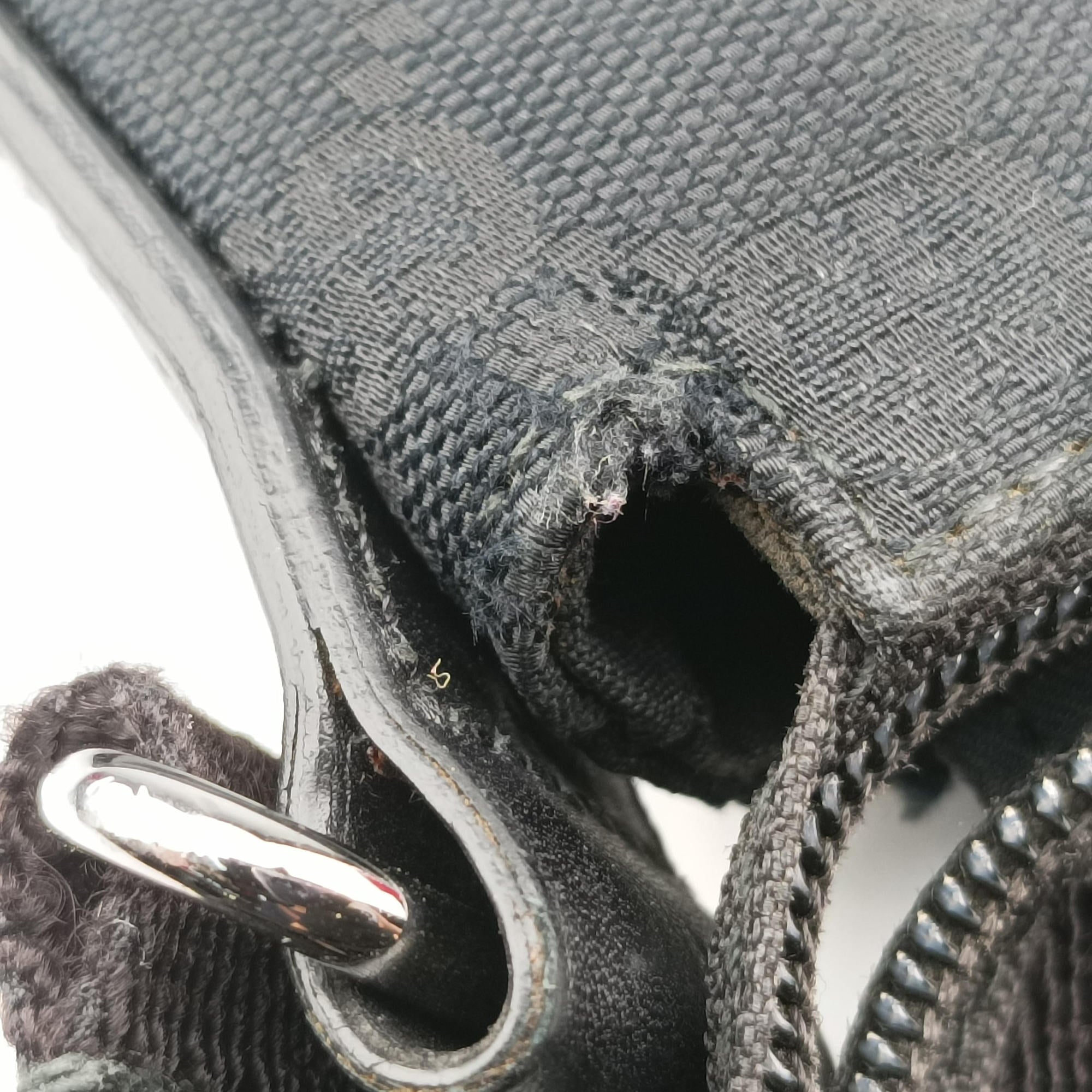 Pre-owned Gucci Flora Black Leather×Canvas 145857 shoulderbag | stylenewstar