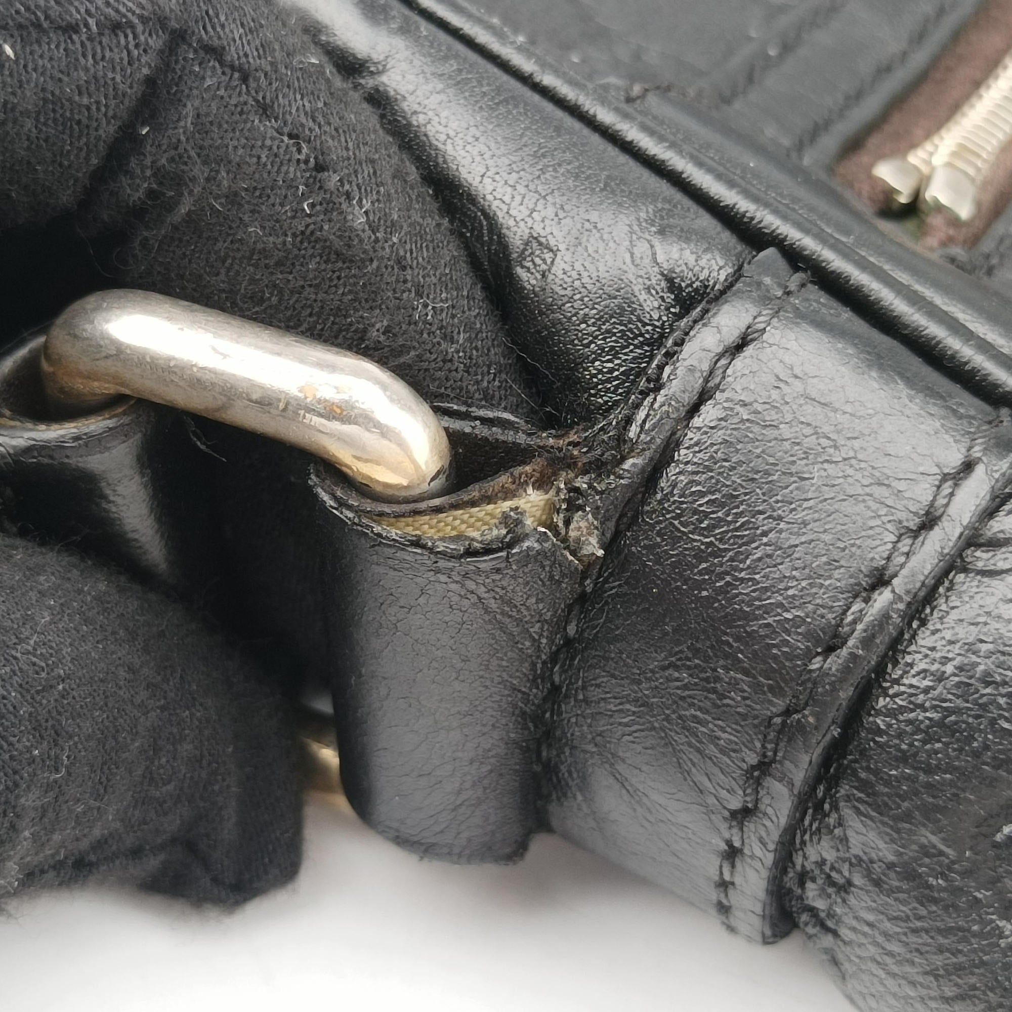 Pre-owned Gucci GG Imprime Messenger Black Leather 201448 shoulderbag | stylenewstar