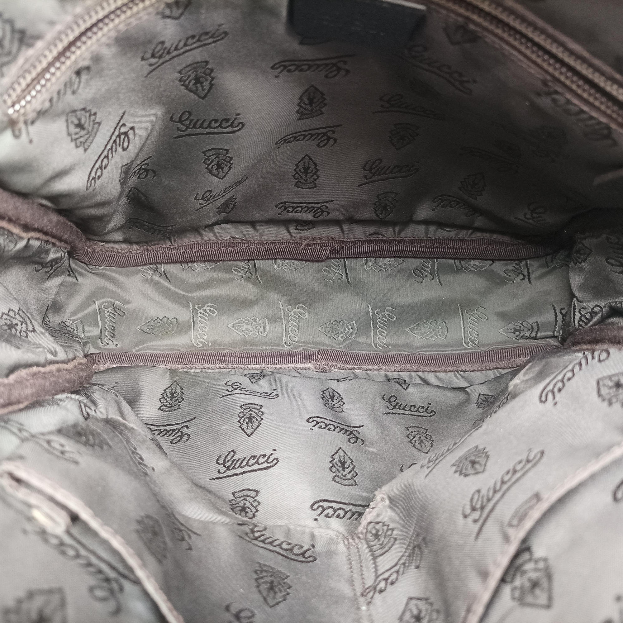 Pre-owned Gucci GG Imprime Messenger Black Leather 201448 shoulderbag | stylenewstar