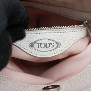 Secondhand TODS Thea White Leather  shoulderbag | stylenewstar