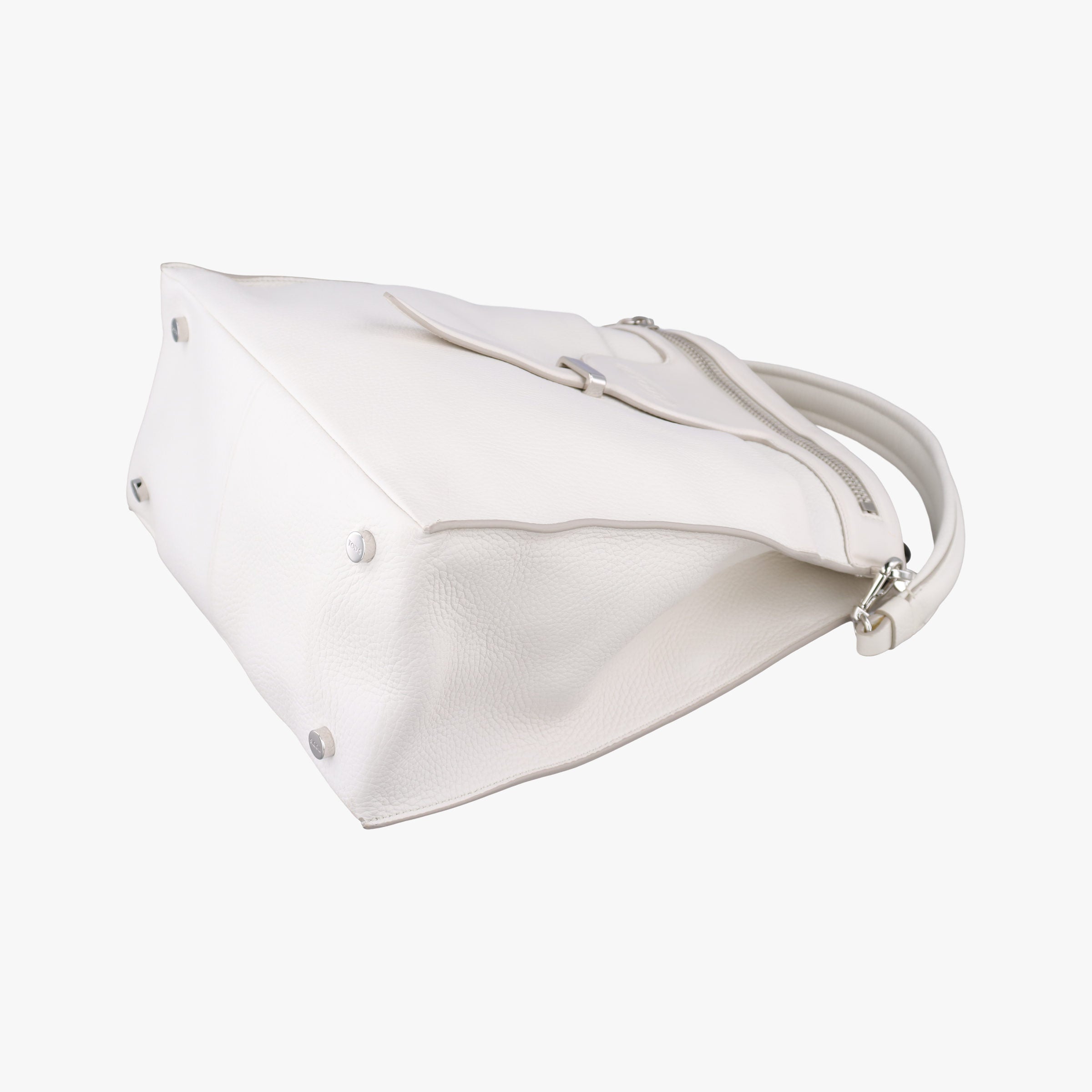 Secondhand TODS Thea White Leather  shoulderbag | stylenewstar