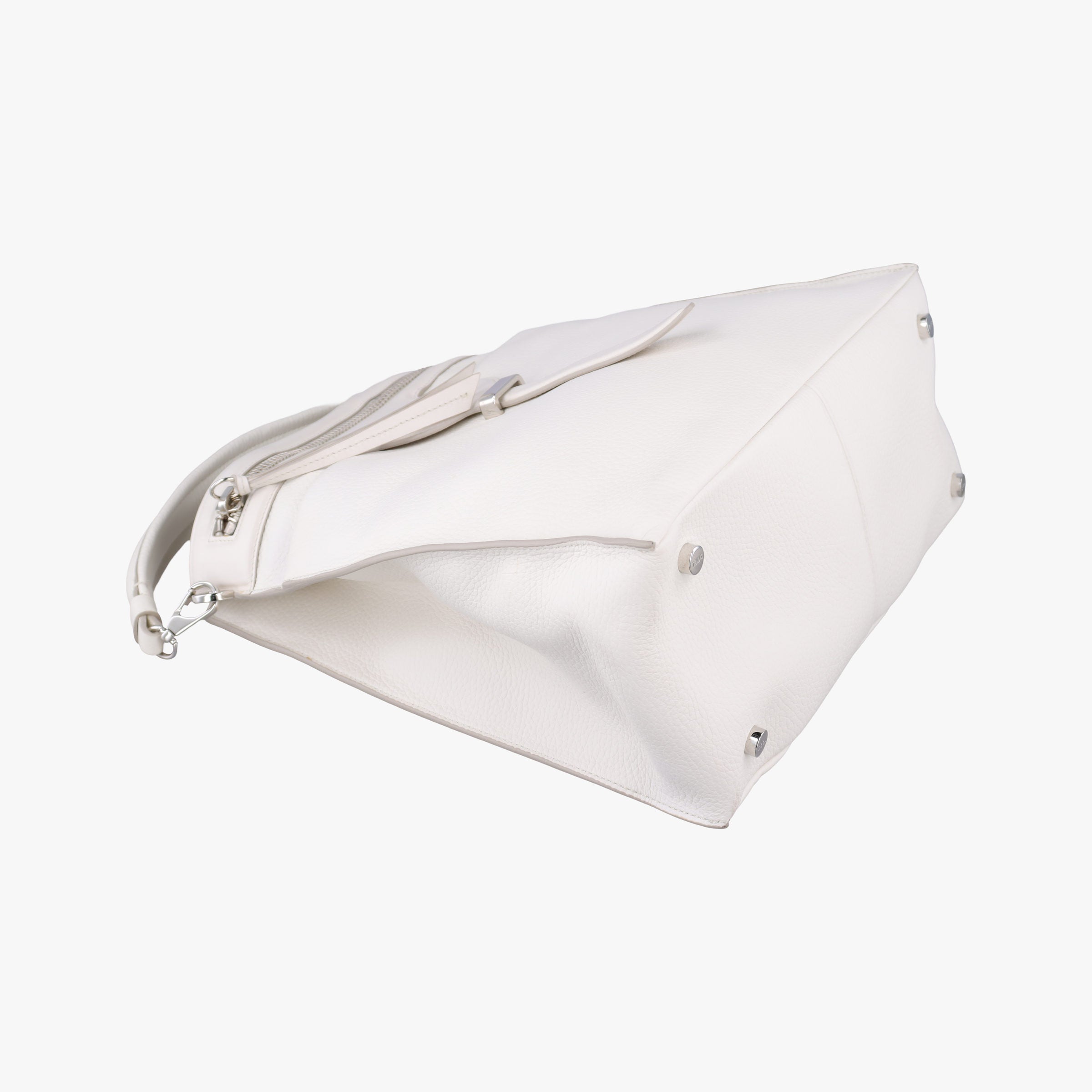 Secondhand TODS Thea White Leather  shoulderbag | stylenewstar