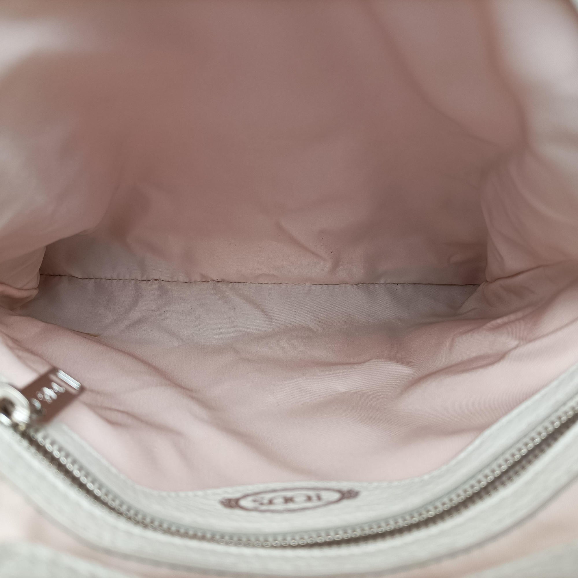 Secondhand TODS Thea White Leather  shoulderbag | stylenewstar