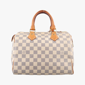 Vintage Louis Vuitton Speedy 25 AZUR Damier Canvas N41534 handbag | stylenewstar