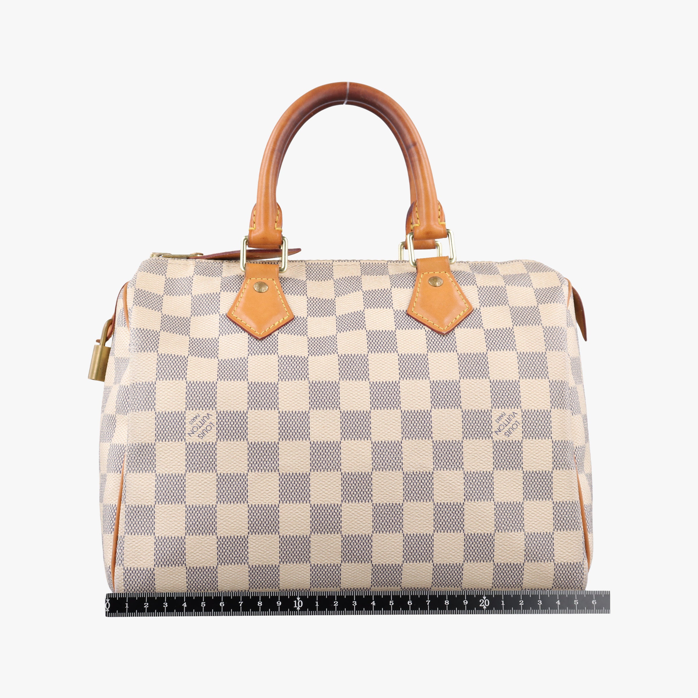 Vintage Louis Vuitton Speedy 25 AZUR Damier Canvas N41534 handbag | stylenewstar