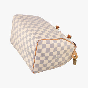 Vintage Louis Vuitton Speedy 25 AZUR Damier Canvas N41534 handbag | stylenewstar