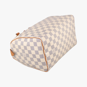 Vintage Louis Vuitton Speedy 25 AZUR Damier Canvas N41534 handbag | stylenewstar