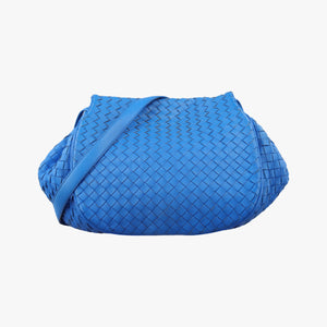 Secondhand Bottega Veneta Intrecciato Blue lambskin  shoulderbag | stylenewstar