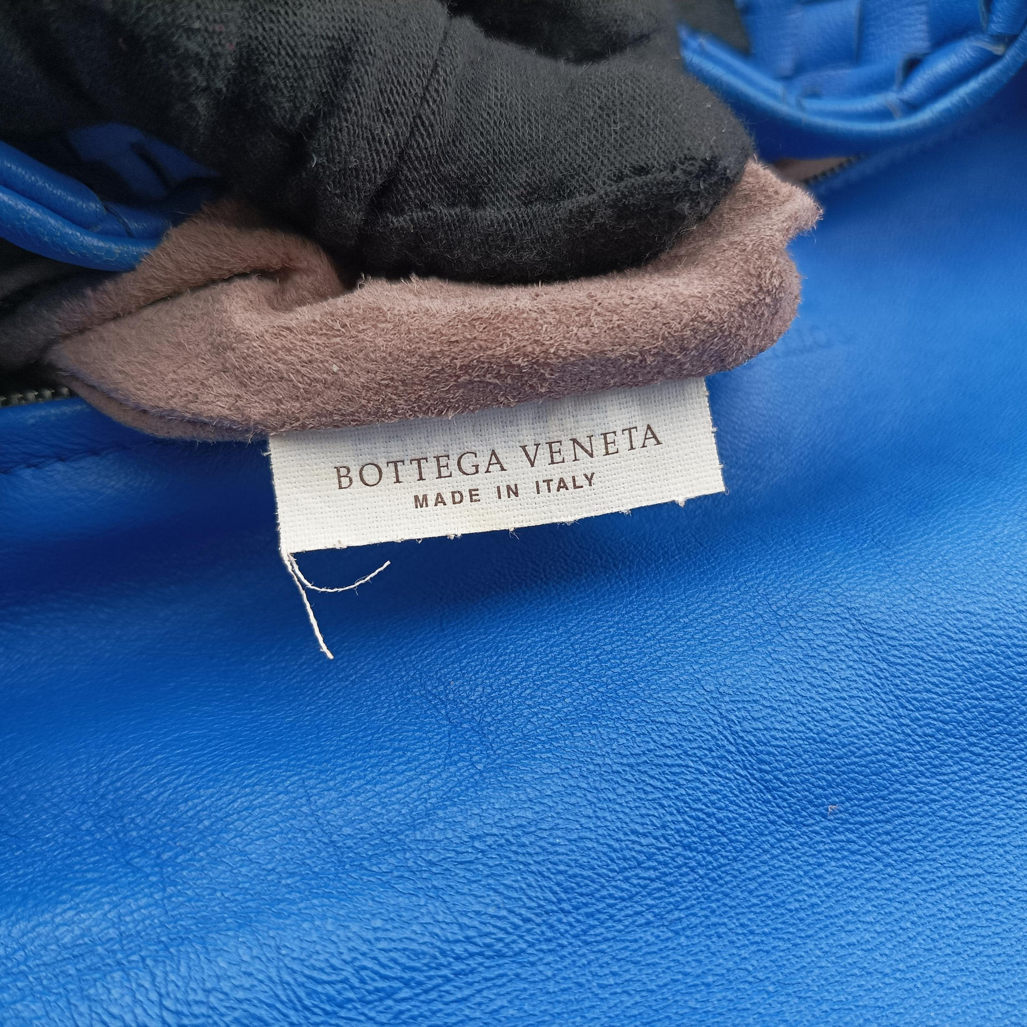 Secondhand Bottega Veneta Intrecciato Blue lambskin  shoulderbag | stylenewstar