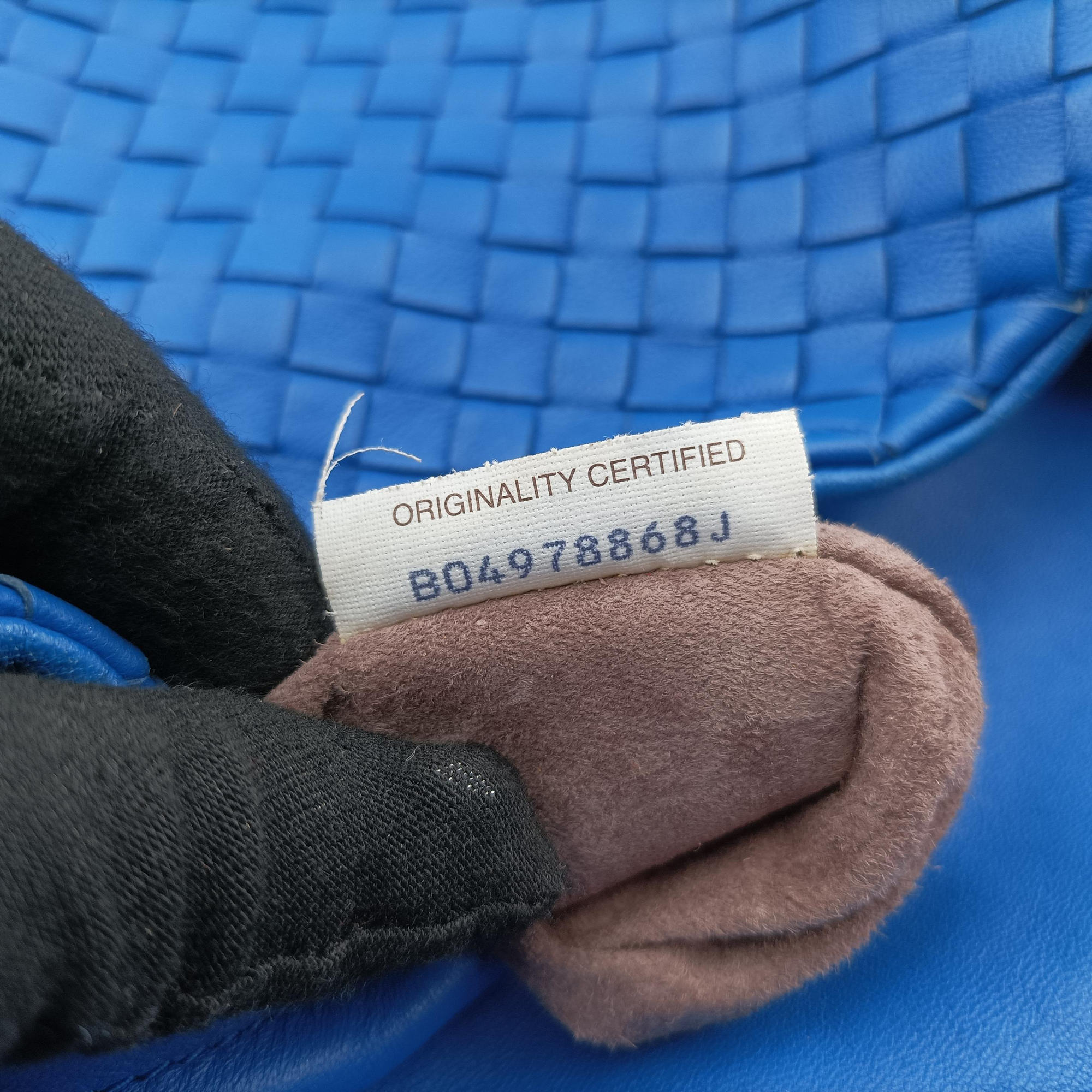 Secondhand Bottega Veneta Intrecciato Blue lambskin  shoulderbag | stylenewstar