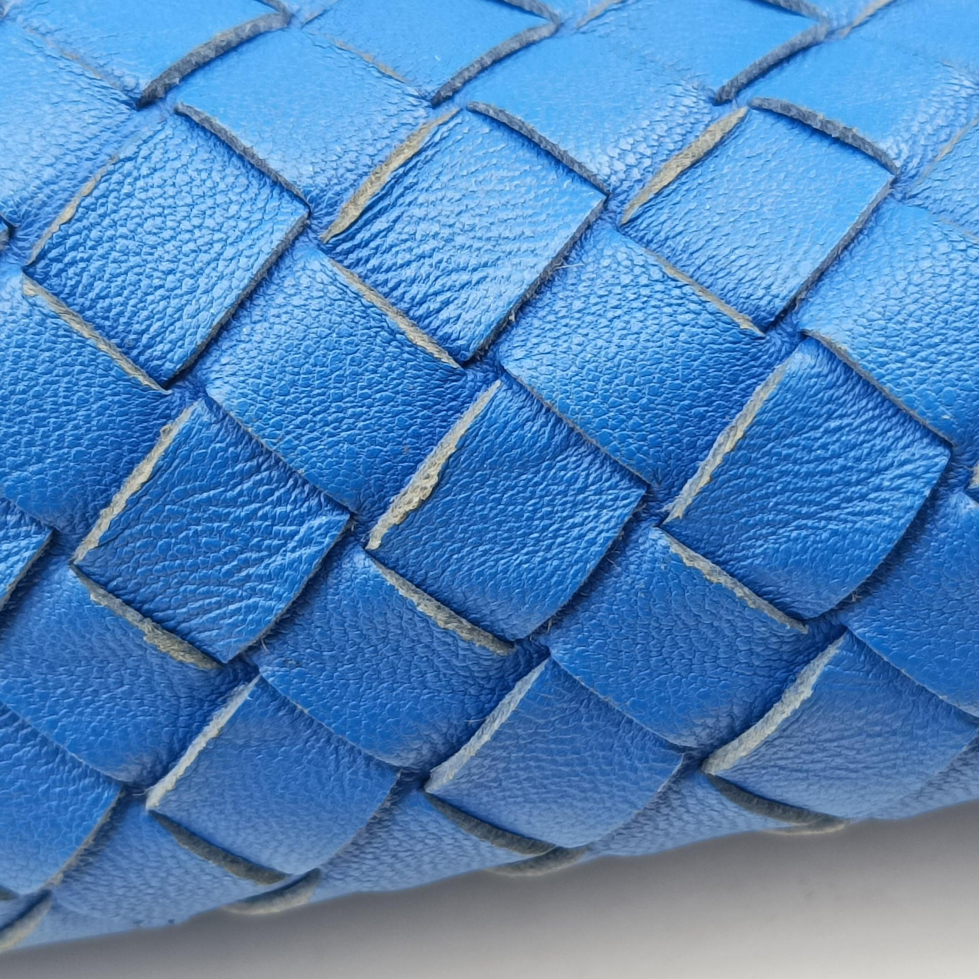 Secondhand Bottega Veneta Intrecciato Blue lambskin  shoulderbag | stylenewstar