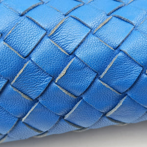 Secondhand Bottega Veneta Intrecciato Blue lambskin  shoulderbag | stylenewstar