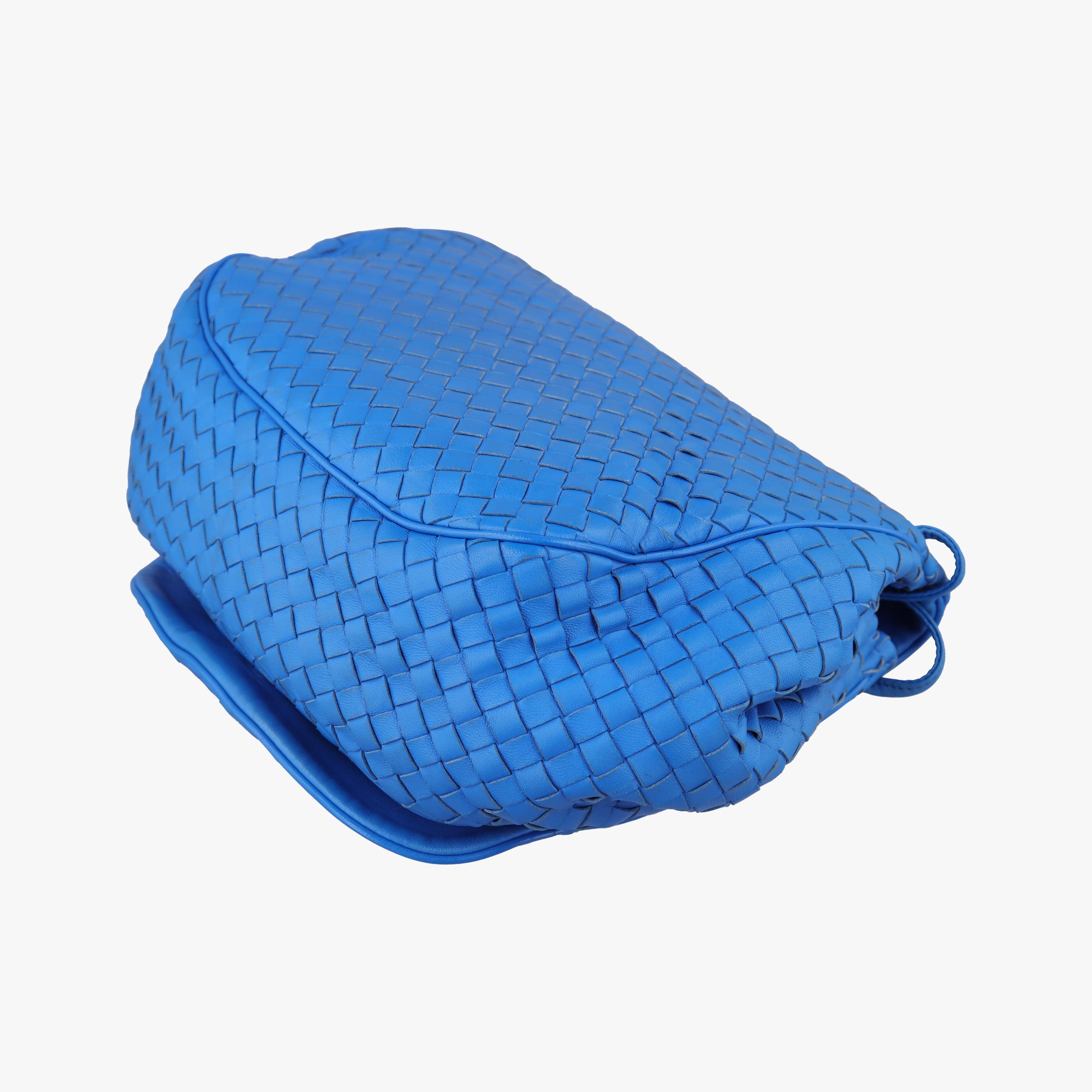 Secondhand Bottega Veneta Intrecciato Blue lambskin  shoulderbag | stylenewstar