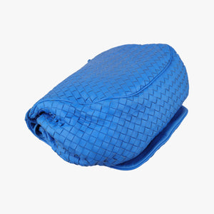Secondhand Bottega Veneta Intrecciato Blue lambskin  shoulderbag | stylenewstar