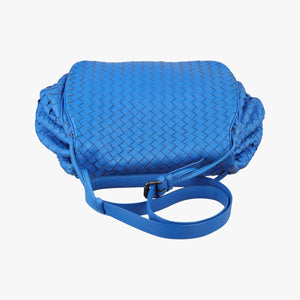 Secondhand Bottega Veneta Intrecciato Blue lambskin  shoulderbag | stylenewstar