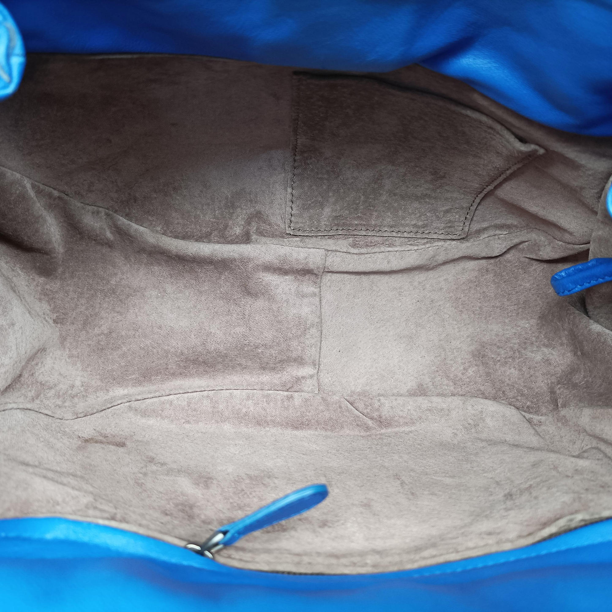 Secondhand Bottega Veneta Intrecciato Blue lambskin  shoulderbag | stylenewstar