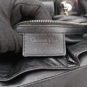 Secondhand Christian Dior Cannage Soft Shopping Black lambskin  shoulderbag | stylenewstar