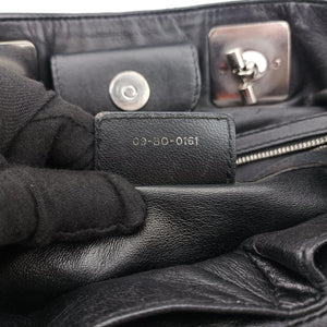 Secondhand Christian Dior Cannage Soft Shopping Black lambskin  shoulderbag | stylenewstar