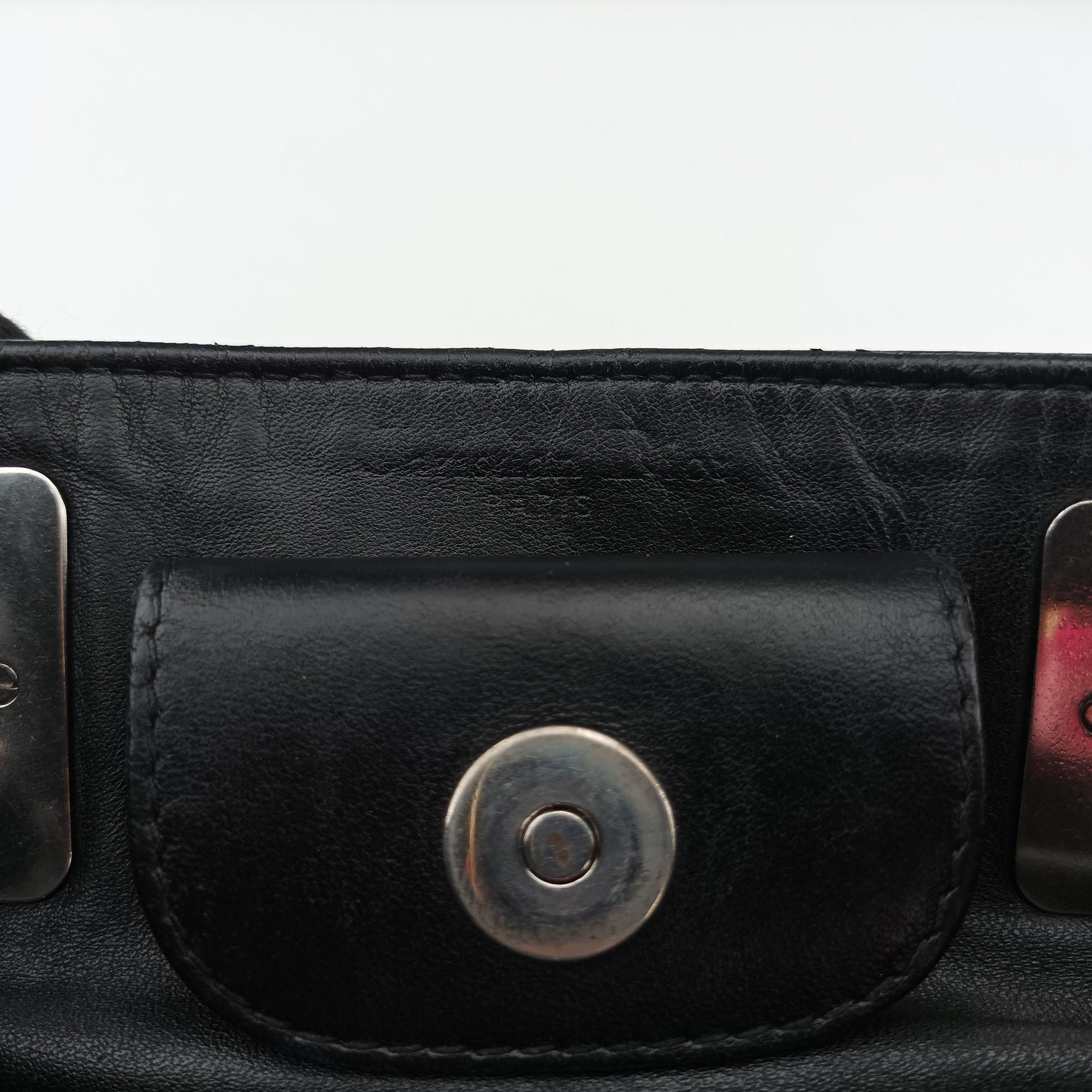 Secondhand Christian Dior Cannage Soft Shopping Black lambskin  shoulderbag | stylenewstar