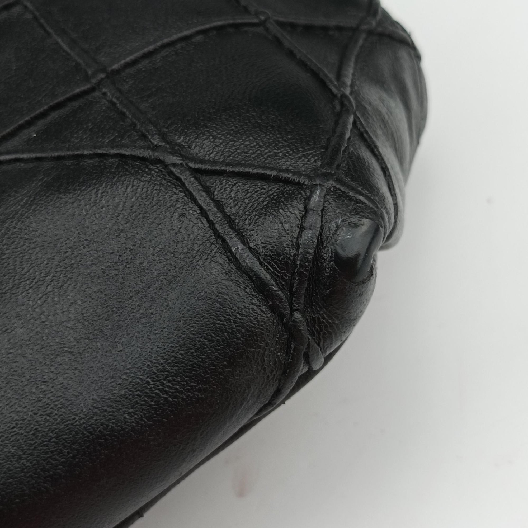 Secondhand Christian Dior Cannage Soft Shopping Black lambskin  shoulderbag | stylenewstar