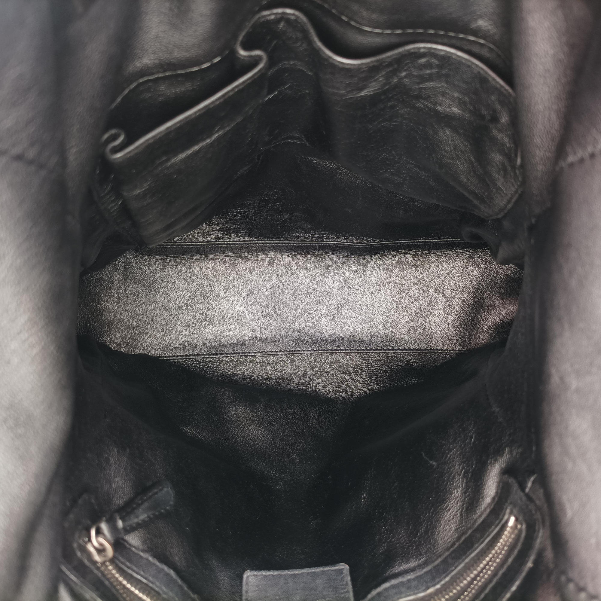 Secondhand Christian Dior Cannage Soft Shopping Black lambskin  shoulderbag | stylenewstar