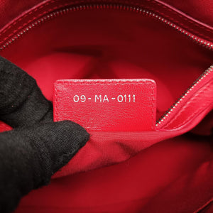 Pre-owned Christian Dior Granville Red lambskin  shoulderbag | stylenewstar