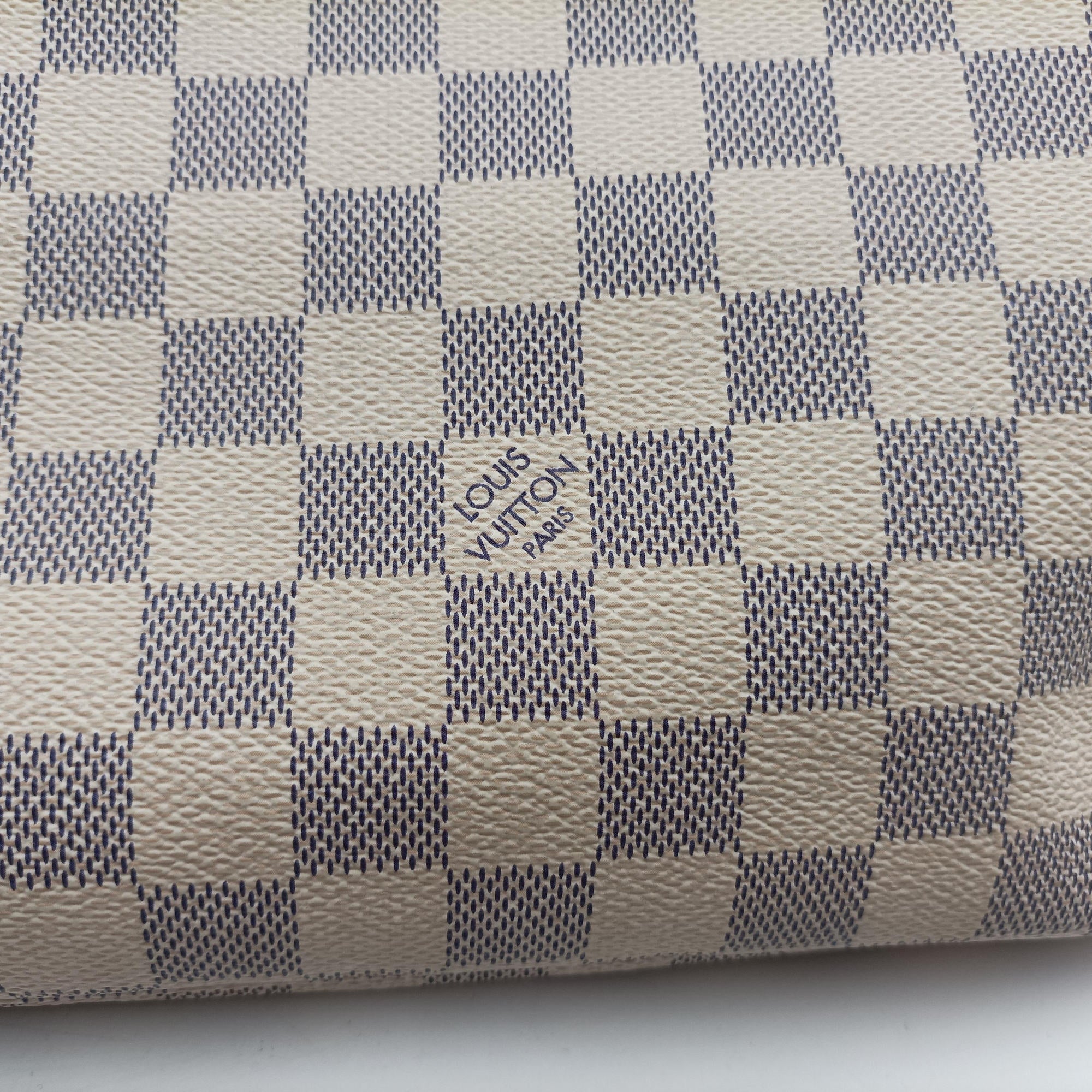 Pre-owned Louis Vuitton NEVERFULL GM Azur Damier Canvas N51108 handbag | stylenewstar