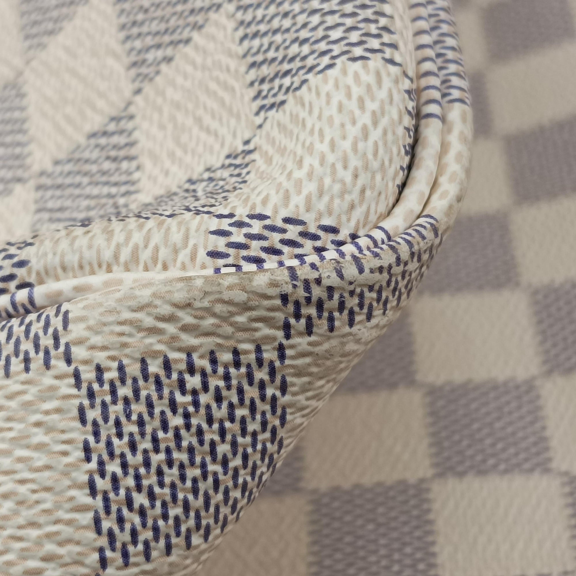 Pre-owned Louis Vuitton NEVERFULL GM Azur Damier Canvas N51108 handbag | stylenewstar